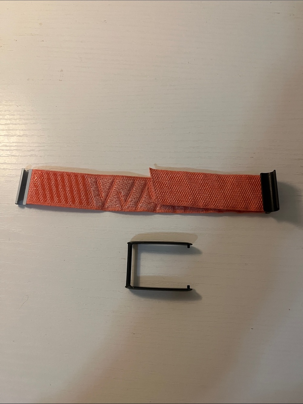 WHOOP 4.0 Peach Colored Woven Wristband